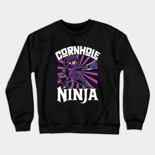 Cornhole Ninja Crewneck Sweatshirt